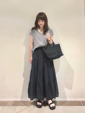 karin_mamaさん（レディース・157cm）の夏コーディネート