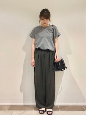「ehka sopo（エヘカソポ）のアイテム」を使った、karin_mamaさん（レディース・157cm）の夏コーディネート