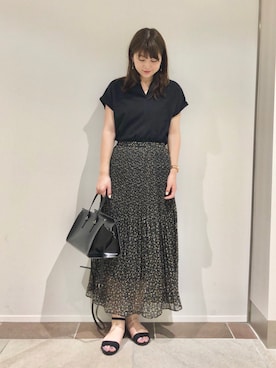 「ehka sopo（エヘカソポ）のアイテム」を使った、karin_mamaさん（レディース・158cm）の夏コーディネート