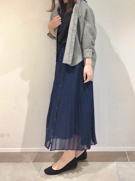 「チドリ柄」｜「アイテム（パンプス）」を使った、karin_mamaさん（レディース・158cm）の夏コーディネート