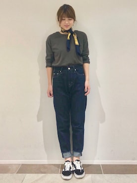 「マムジーンズ」｜karin_mamaさん（レディース・158cm）の夏コーディネート