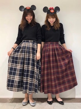 「ミッキー」｜「アイテム（バレエシューズ）」を使った、karin_mamaさん（レディース・158cm）の夏コーディネート