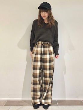 karin_mamaさん（レディース・158cm）の秋コーディネート