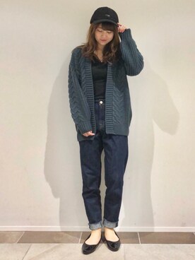 「マムジーンズ」｜karin_mamaさん（レディース・158cm）の秋コーディネート