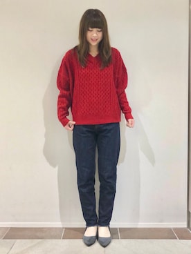 「マムジーンズ」｜karin_mamaさん（レディース・158cm）の秋コーディネート