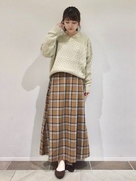 karin_mamaさん（レディース・158cm）の冬コーディネート