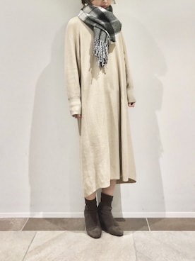 「ストレッチブーツ」｜karin_mamaさん（レディース・158cm）の冬コーディネート