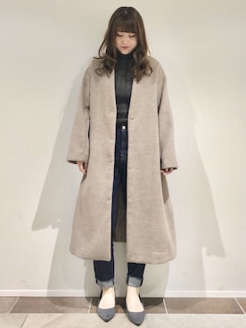 karin_mamaさん（レディース・158cm）の冬コーディネート