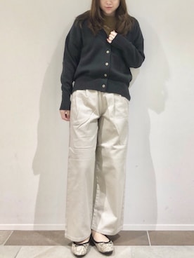 「AMERICAN HOLIC（アメリカンホリック）のアイテム（カーディガン/ボレロ）」を使った、karin_mamaさん（レディース・158cm）の冬コーディネート