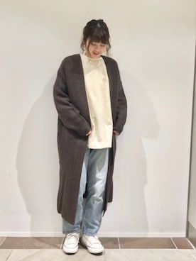 karin_mamaさん（レディース・158cm）の冬コーディネート