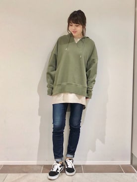 karin_mamaさん（レディース・158cm）の春コーディネート