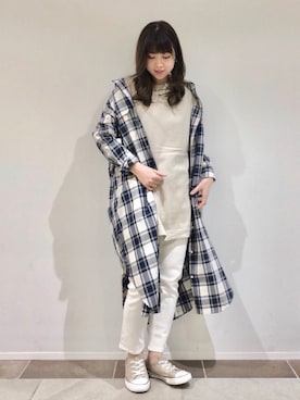 「アイテム（シャツワンピース）」を使った、karin_mamaさん（レディース・158cm・20代）の春コーディネート