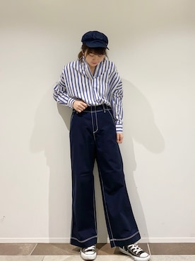 「ステッチ」｜karin_mamaさん（レディース・158cm）の春コーディネート
