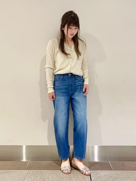 「マムジーンズ」｜karin_mamaさん（レディース・158cm）の夏コーディネート