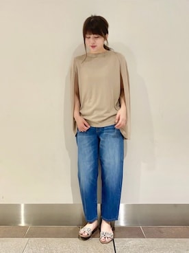 「マムジーンズ」｜karin_mamaさん（レディース・158cm）の夏コーディネート