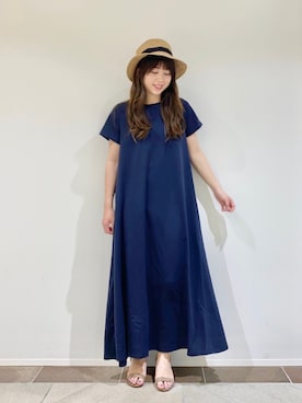 「マキシワンピ」｜karin_mamaさん（レディース・158cm・20代）の夏コーディネート