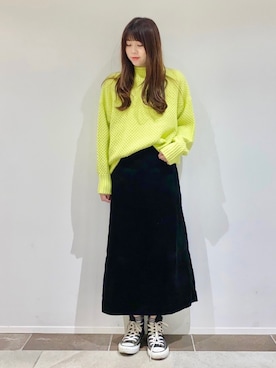 「派手」｜karin_mamaさん（レディース・158cm）の冬コーディネート