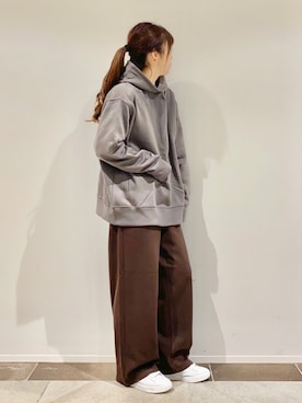 「アクティブ」｜「アイテム（パーカー）」を使った、karin_mamaさん（レディース・158cm）の冬コーディネート