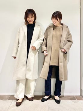 「AMERICAN HOLIC（アメリカンホリック）のアイテム（その他アウター）」を使った、karin_mamaさん（レディース・158cm）の冬コーディネート