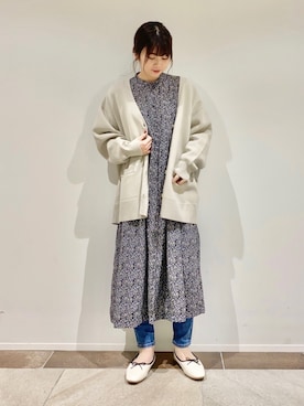 「春ワンピ」｜karin_mamaさん（レディース・158cm）の春コーディネート