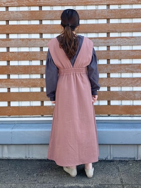 「SLURR（スラ―）のアイテム」を使った、karin_mamaさん（レディース・158cm）の春コーディネート