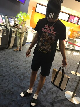 「8seconds（エイトセカンズ）のアイテム（シューズ）」を使った、jjjjjinさん（メンズ・174cm）の夏コーディネート