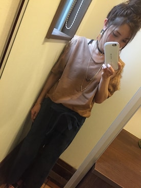 「アイテム（ブラジャー）」を使った、もやっち＊°さん（レディース・163cm）の夏コーディネート