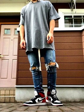 「MINTCREW（ミントクルー）のアイテム（トップス）」を使った、こーすけさん（メンズ・173cm）の秋コーディネート
