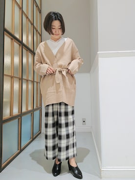 「アイテム（ブーティ）」を使った、ayaさん（レディース・162cm・30代）の秋コーディネート