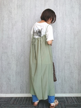 「アイテム（ワンピース/ドレス）」を使った、ayaさん（レディース・162cm・30代）の夏コーディネート