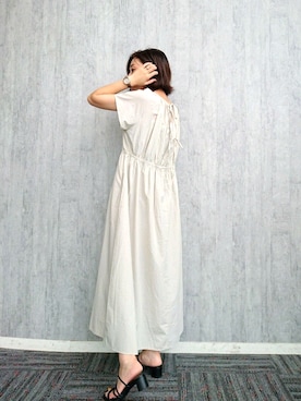 「アイテム（ワンピース/ドレス）」を使った、ayaさん（レディース・162cm・30代）の夏コーディネート