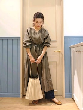 「アイテム（ワンピース/ドレス）」を使った、ayaさん（レディース・161cm・30代）の夏コーディネート