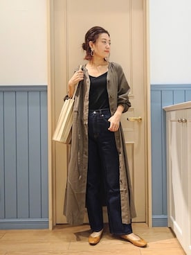 「アイテム（キャミソール）」を使った、ayaさん（レディース・161cm・30代）の夏コーディネート