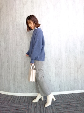 ayaさん（レディース・161cm）の冬コーディネート