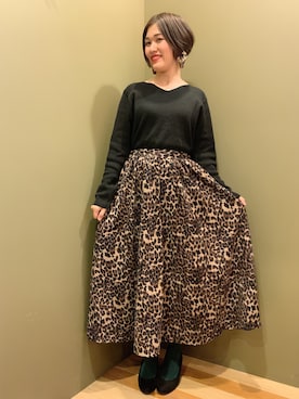 「パンプス 黒」｜sumikoさん（レディース・163cm）の秋コーディネート