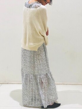 「suncoo paris（スンクーパリ）のアイテム（ワンピース/ドレス）」を使った、BABYLONE STAFFさん（レディース・153cm）の春コーディネート