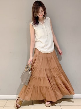 BABYLONE STAFFさん（レディース・158cm）の夏コーディネート