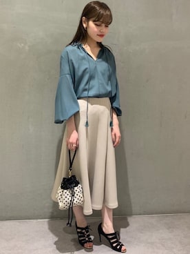 「BEVINI（べヴィニ）のアイテム」を使った、BABYLONE STAFFさん（レディース・158cm）の秋コーディネート