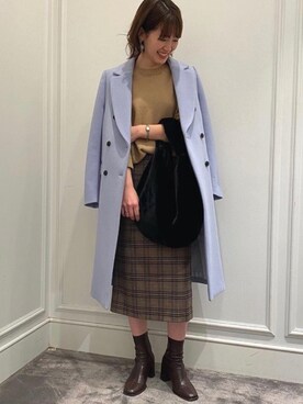 「LAURA DI MAGGIO（ローラディマッジオ）のアイテム」を使った、BABYLONE STAFFさん（レディース・158cm）の冬コーディネート
