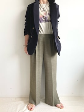 「TICCA（ティッカ）のアイテム（ジャケット/アウター）」を使った、BABYLONE STAFFさん（レディース・158cm）の春コーディネート