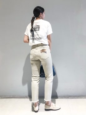 「BEVINI（べヴィニ）のアイテム」を使った、BABYLONE STAFFさん（レディース・158cm）の春コーディネート