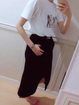 Akane⁑さんの「NANING9 スウェットロングスカート」を使ったコーディネート