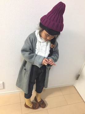 りちゅ♡♡さん（キッズ・110cm）の冬コーディネート