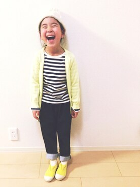 りちゅ♡♡さん（キッズ・110cm）の冬コーディネート