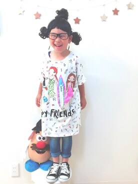りちゅ♡♡さん(キッズ・110cm)の夏コーディネート