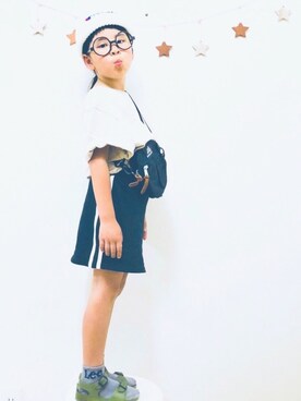 「グレゴリー」｜「アイテム（その他）」を使った、りちゅ♡♡さん（キッズ・110cm）の春コーディネート