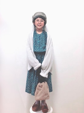 「アイテム（ワンピース/ドレス）」を使った、りちゅ♡♡さん（キッズ・120cm）の秋コーディネート
