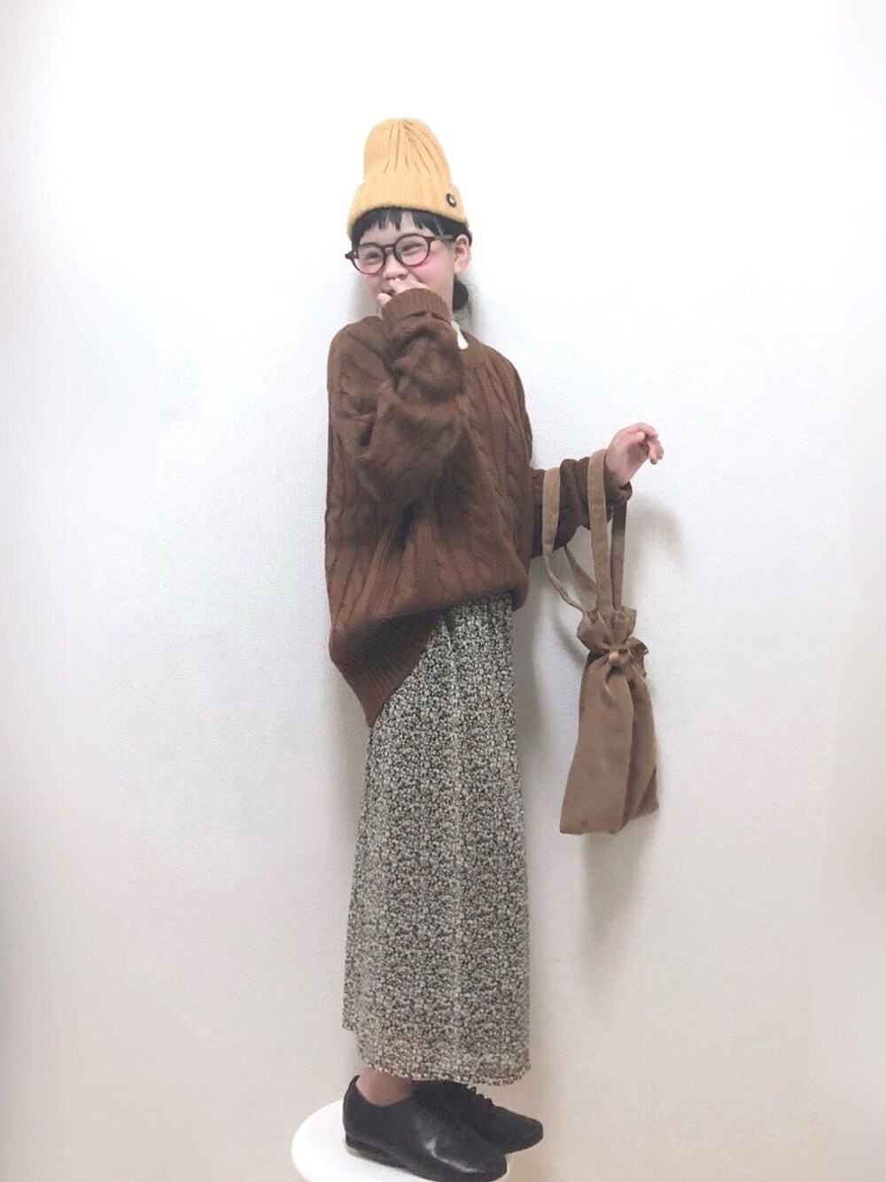 りちゅ♡♡さんの「【キッズ】シフォン小花柄ロングスカート（DISCOAT）」を使ったコーディネート