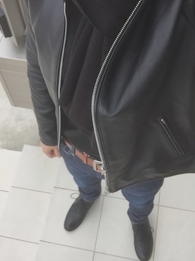 「roshell（ロシェル）のアイテム（シューズ）」を使った、バラードさん（メンズ・169cm）の秋コーディネート