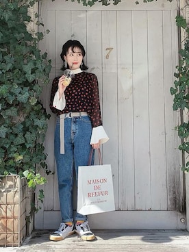 「starblinc（スターブリンク）のアイテム」を使った、T Λ Eさん（レディース・158cm）の春コーディネート